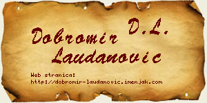 Dobromir Laudanović vizit kartica